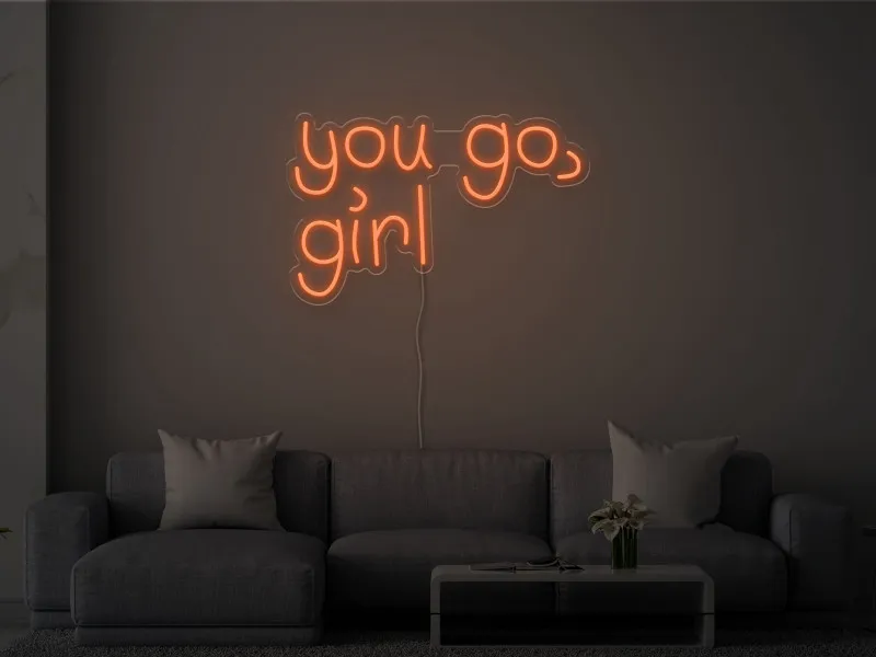 You go, girl - Semn Luminos LED Neon
