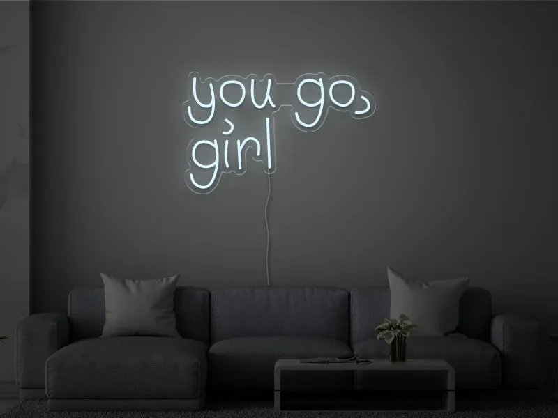 You go, girl - Semn Luminos LED Neon