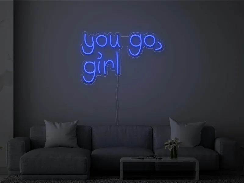 You go, girl - Semn Luminos LED Neon