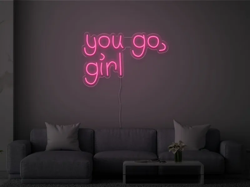 You go, girl - Semn Luminos LED Neon