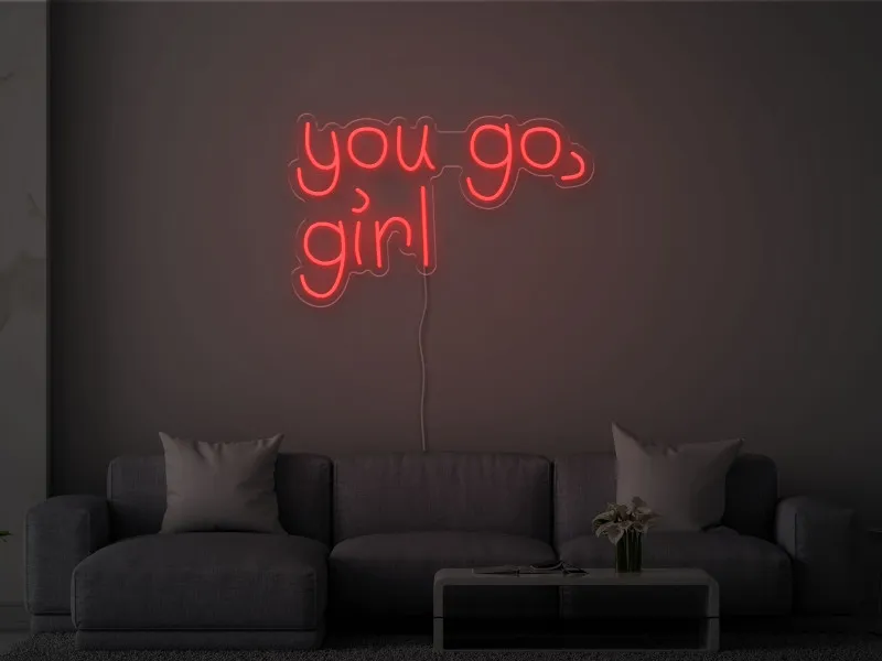 You go, girl - Semn Luminos LED Neon