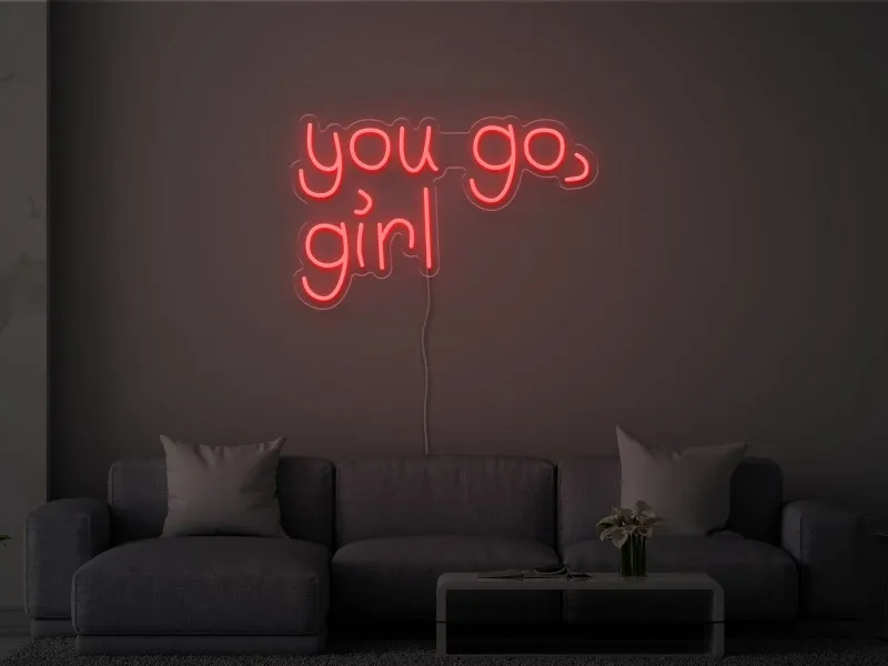 You go, girl - Semn Luminos LED Neon