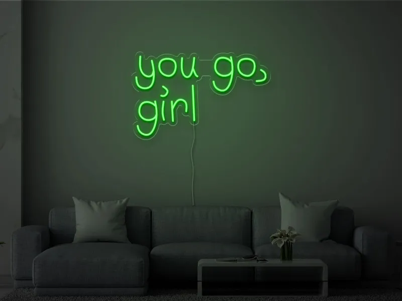 You go, girl - Semn Luminos LED Neon