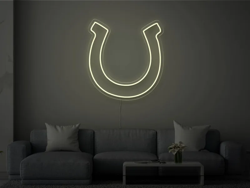 Potcoavă - Semn Luminos LED Neon