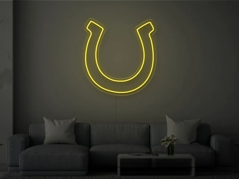 Potcoavă - Semn Luminos LED Neon