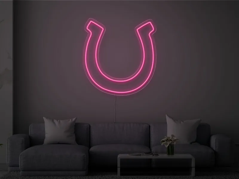 Potcoavă - Semn Luminos LED Neon