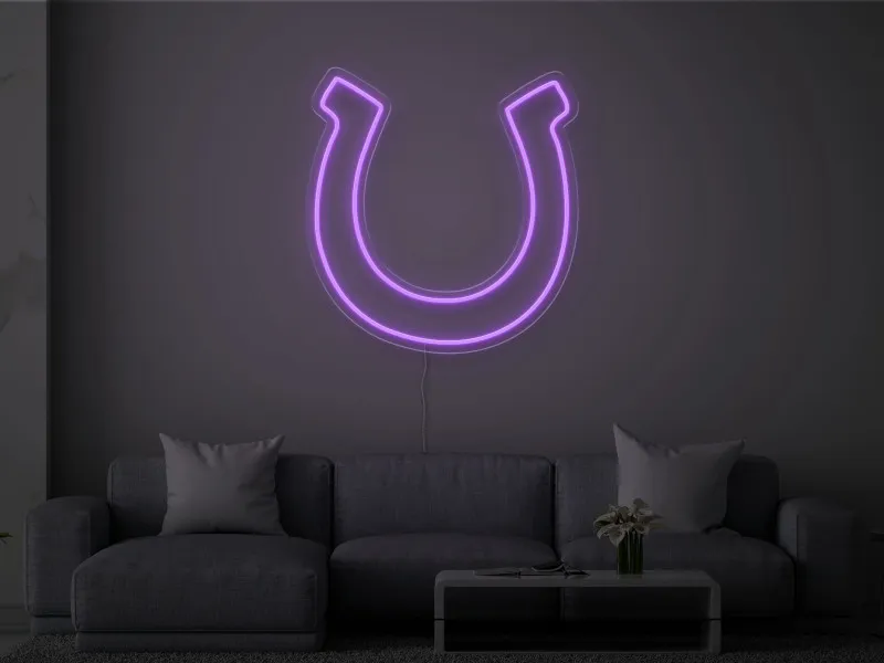 Potcoavă - Semn Luminos LED Neon