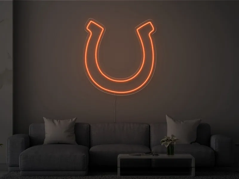 Potcoavă - Semn Luminos LED Neon