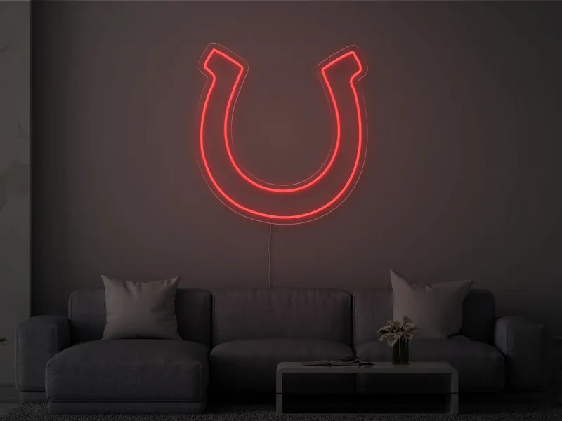 Potcoavă - Semn Luminos LED Neon