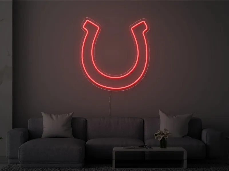 Potcoavă - Semn Luminos LED Neon