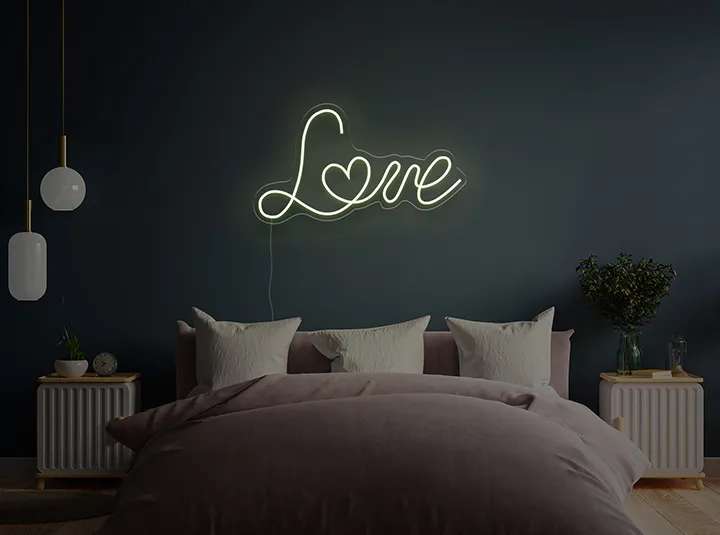 Love - Semn Luminos LED Neon