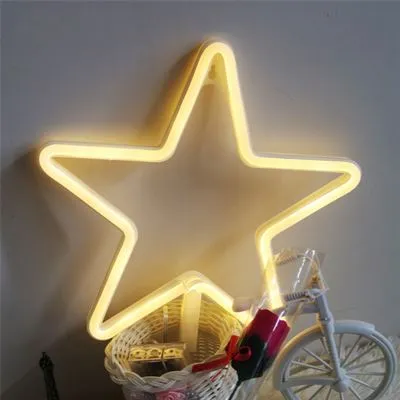 Lampa Decorativa Tip Stea, Lumina Calda, cu Baterii