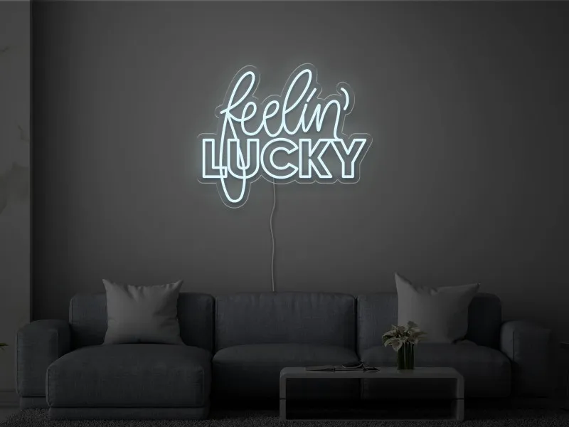 Feelin' Lucky - Semn Luminos LED Neon