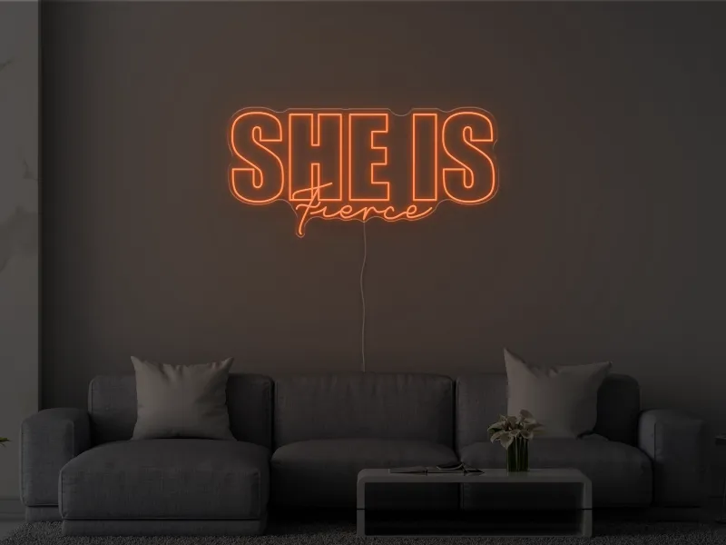 She is Fierce - Semn Luminos LED Neon