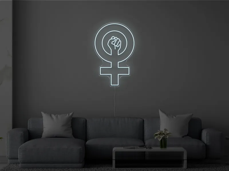 Feminism - Semn Luminos LED Neon