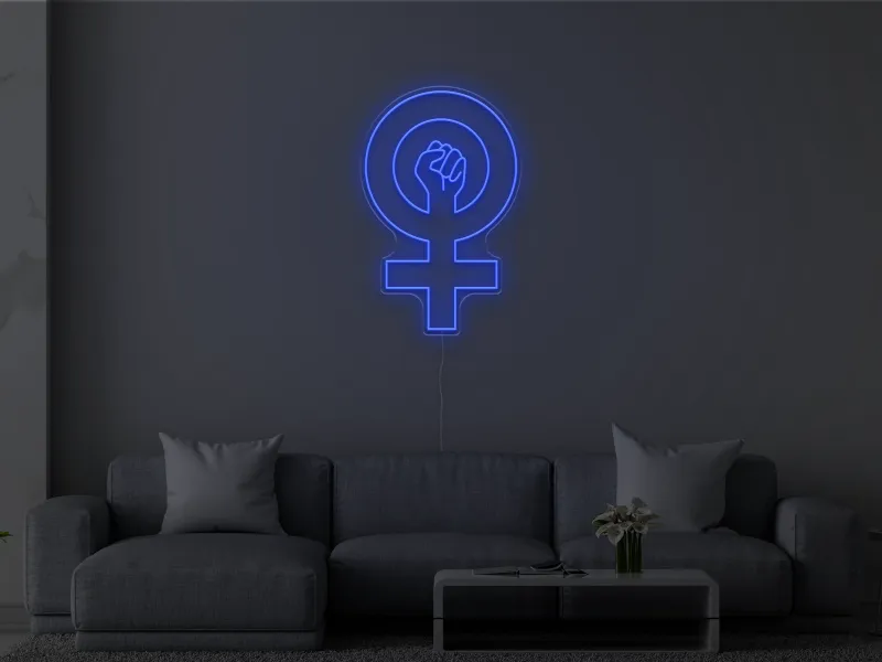 Feminism - Semn Luminos LED Neon