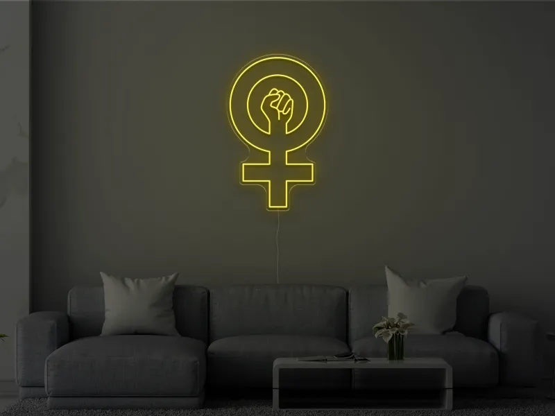 Feminism - Semn Luminos LED Neon