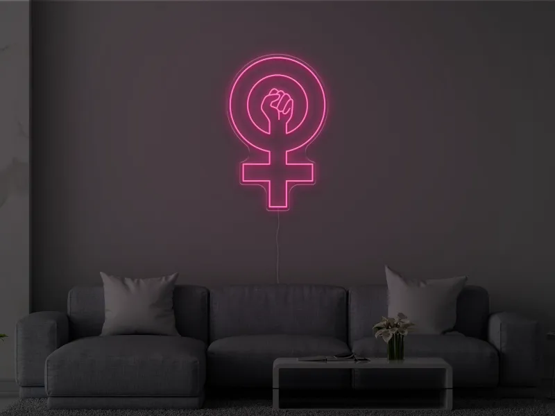 Feminism - Semn Luminos LED Neon