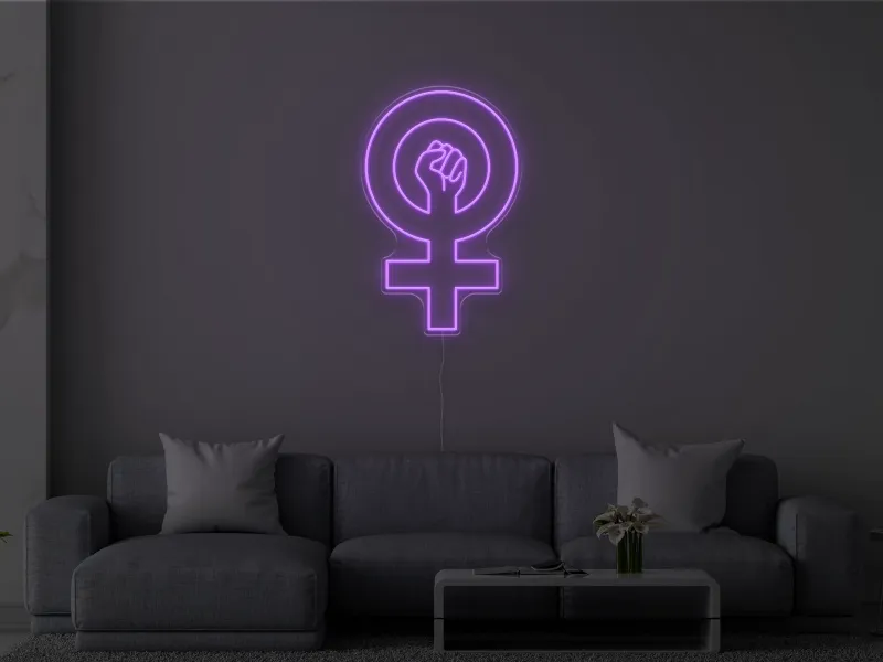 Feminism - Semn Luminos LED Neon