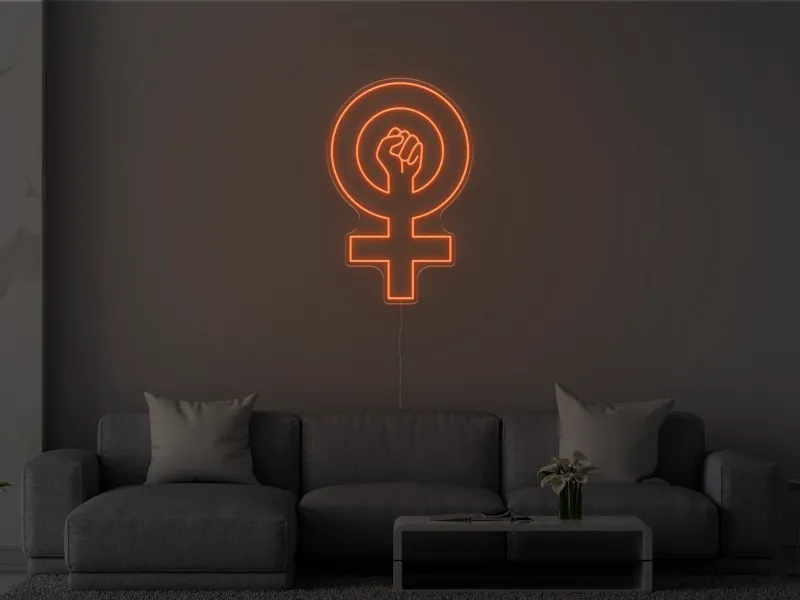 Feminism - Semn Luminos LED Neon