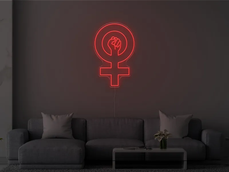 Feminism - Semn Luminos LED Neon