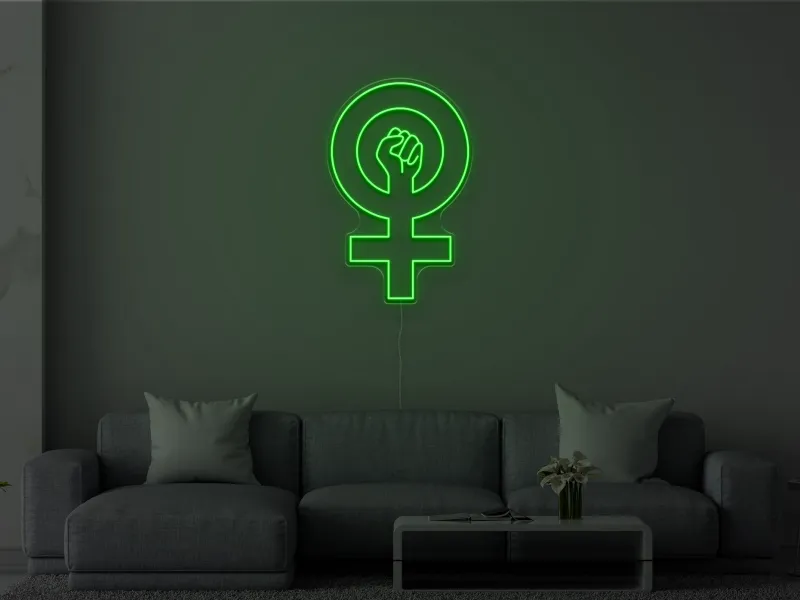 Feminism - Semn Luminos LED Neon