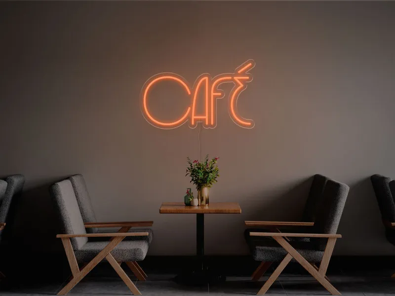 Cafe - Semn Luminos LED Neon