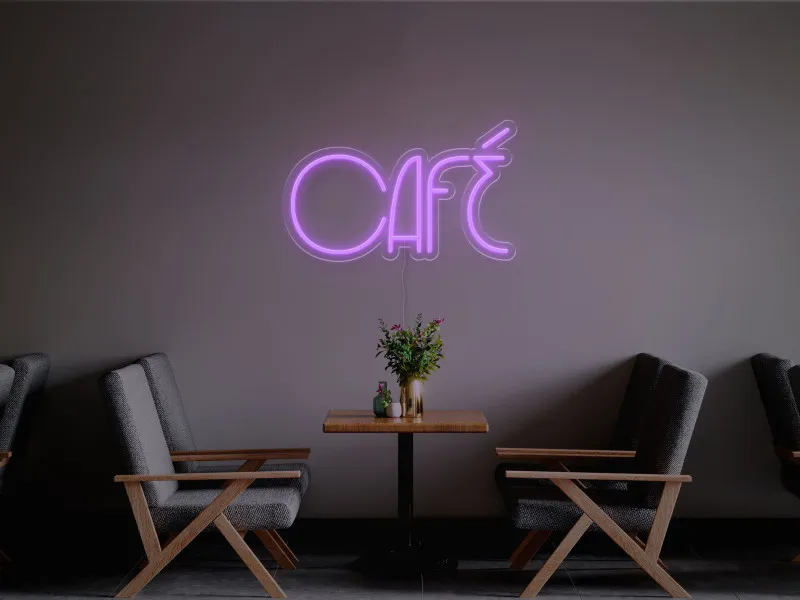 Cafe - Semn Luminos LED Neon