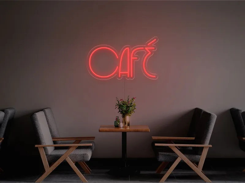 Cafe - Semn Luminos LED Neon