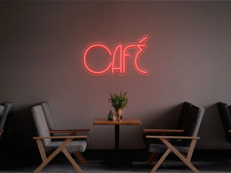 Cafe - Semn Luminos LED Neon