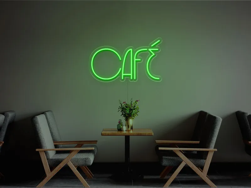 Cafe - Semn Luminos LED Neon