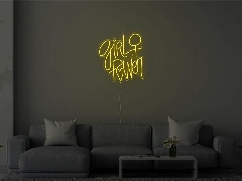 girl power - Semn Luminos LED Neon