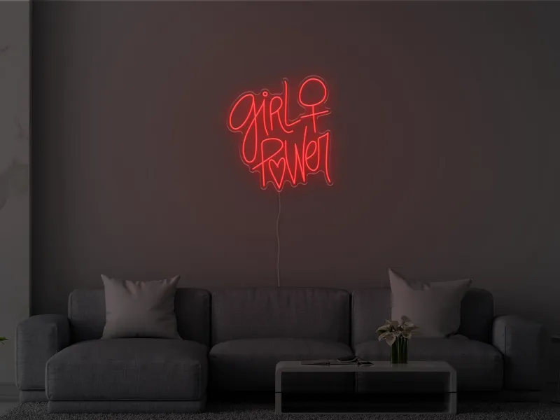 girl power - Semn Luminos LED Neon