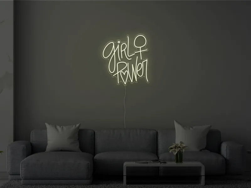 girl power - Semn Luminos LED Neon