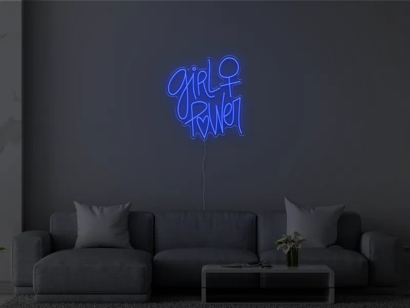 girl power - Semn Luminos LED Neon