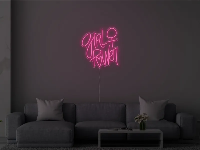 girl power - Semn Luminos LED Neon