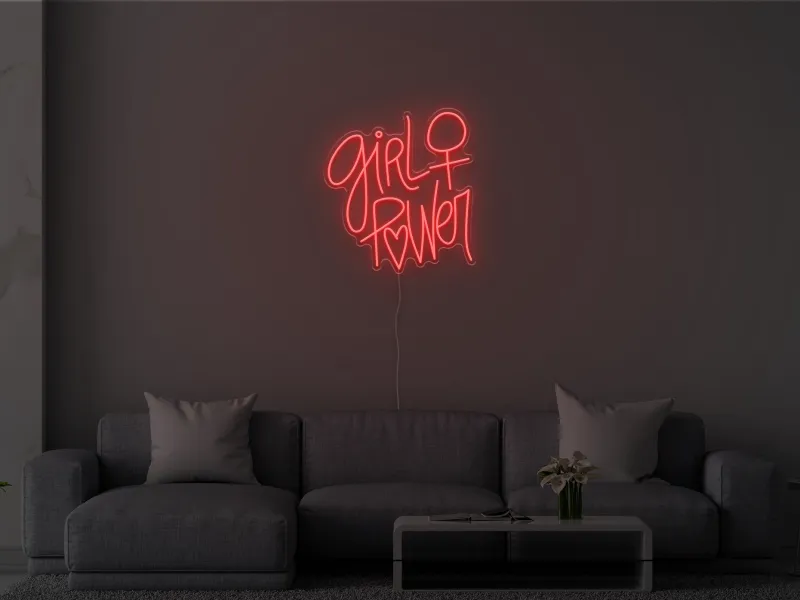 girl power - Semn Luminos LED Neon