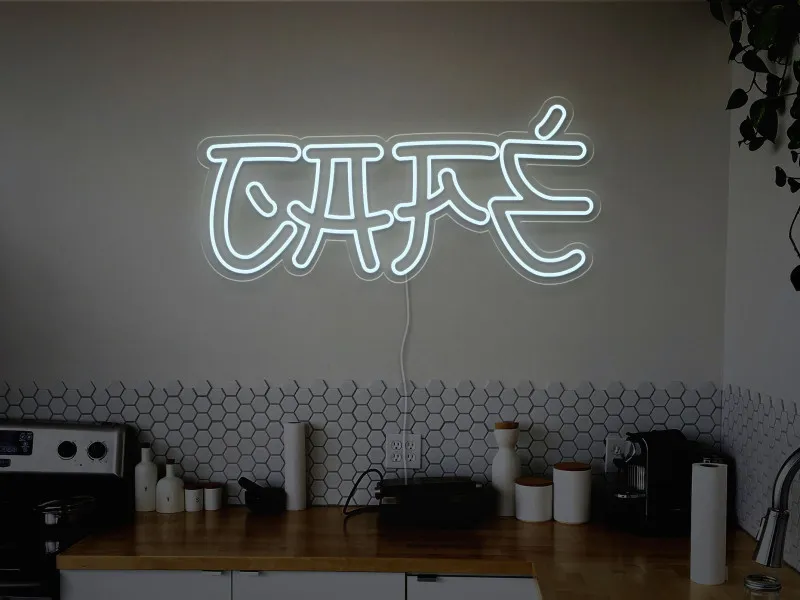 Cafe - Semn Luminos LED Neon