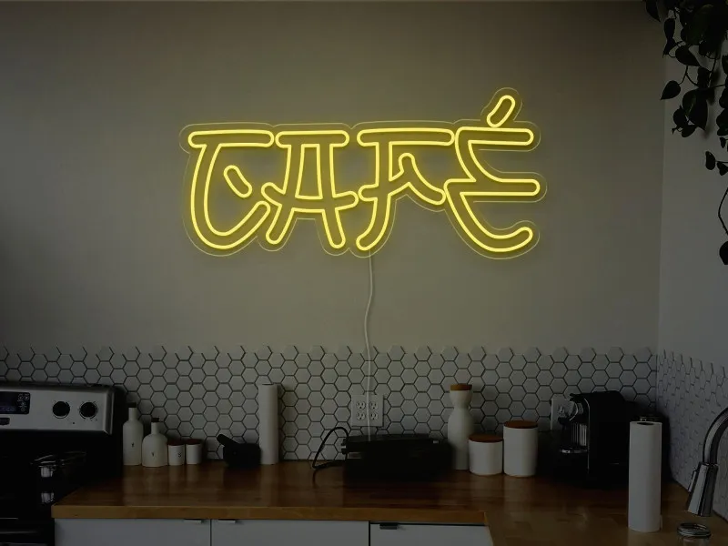 Cafe - Semn Luminos LED Neon