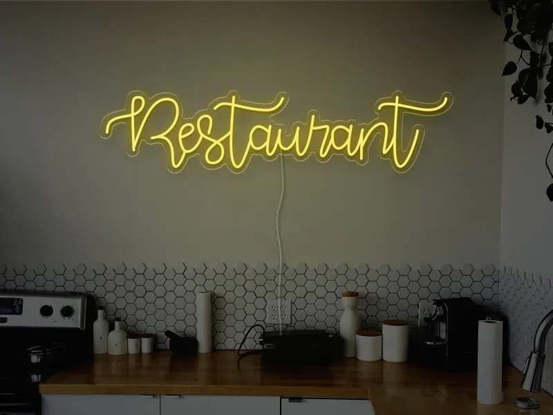 Restaurant - Semn Luminos LED Neon