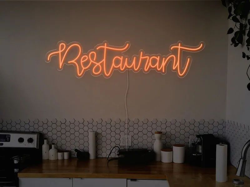 Restaurant - Semn Luminos LED Neon