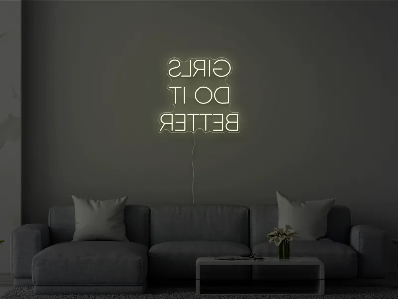 GIRLS DO IT BETTER - Semn Luminos LED Neon