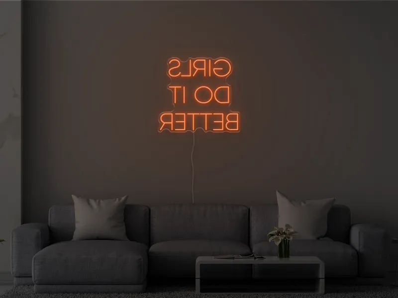 GIRLS DO IT BETTER - Semn Luminos LED Neon