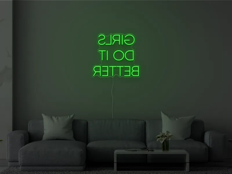 GIRLS DO IT BETTER - Semn Luminos LED Neon