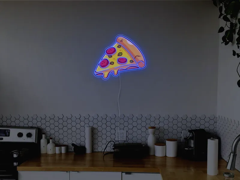 Pizza Slice- Semn Luminos LED Neon
