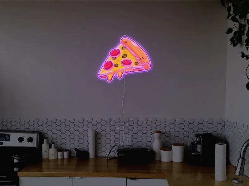 Pizza Slice- Semn Luminos LED Neon