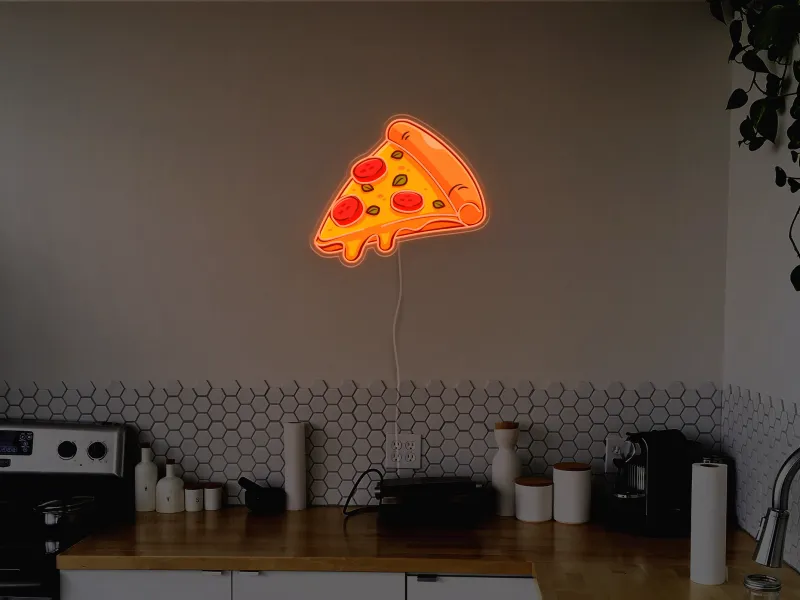 Pizza Slice- Semn Luminos LED Neon