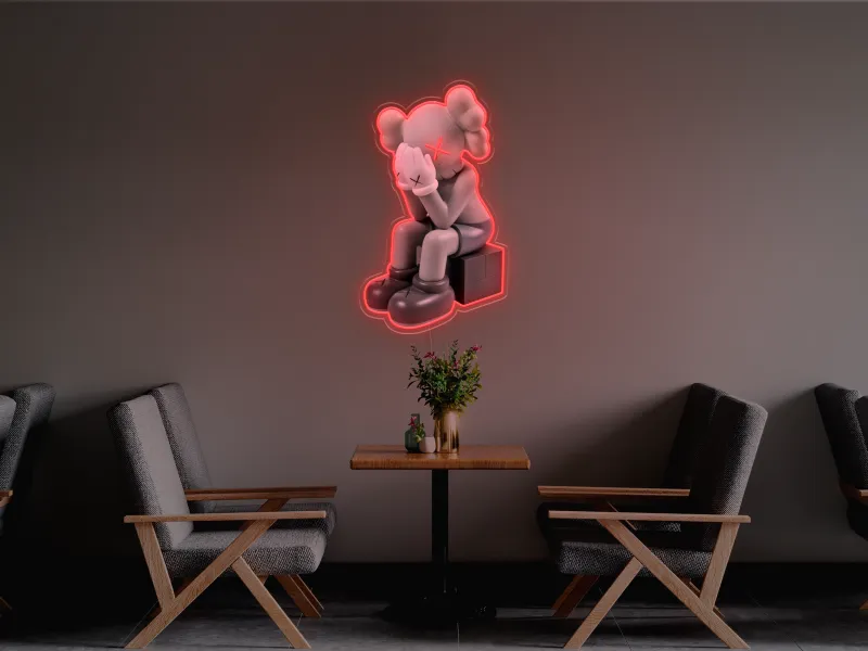 Kaws Companion - Semn Luminos LED Neon