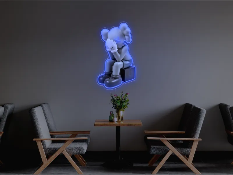 Kaws Companion - Semn Luminos LED Neon
