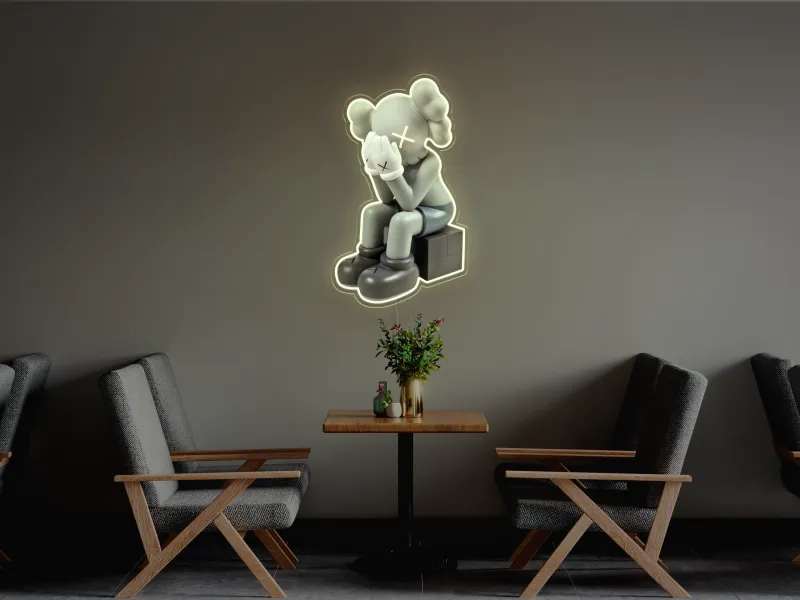Kaws Companion - Semn Luminos LED Neon